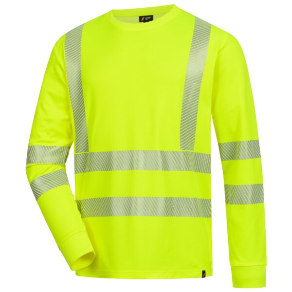 NITRAS MOTION TEX VIZ, Warn-Langarmshirt, neongelb oder neonorange, EN ISO 13688, EN ISO 20471, EN 13758-2
