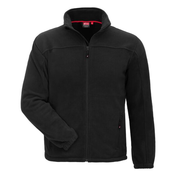 NITRAS MOTION TEX PLUS, Fleece-Jacke, schwarz, OEKO-TEX