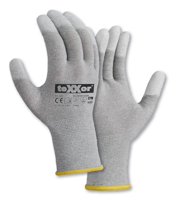 teXXor® Strickhandschuhe ESD 1