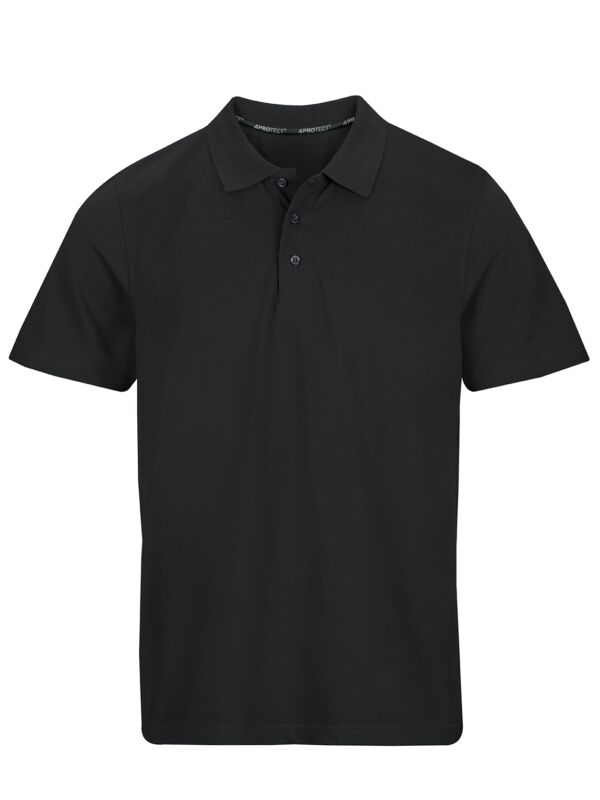 4PROTECT® Polo-Shirt Herren, schwarz