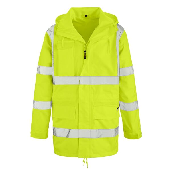 teXXor® Warnschutz-Regenjacke BARRIE, leuchtgelb