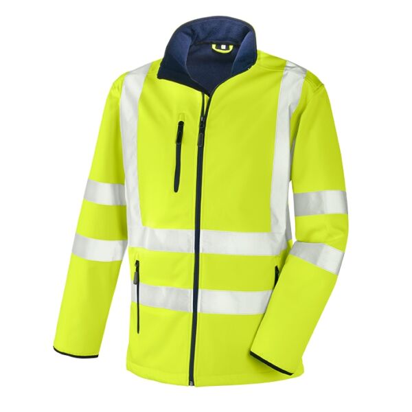 teXXor® Warnschutz-Softshelljacke NIAGARA, leuchtgelb