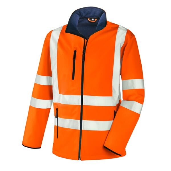 teXXor® Warnschutz-Softshelljacke NIAGARA, leuchtorange