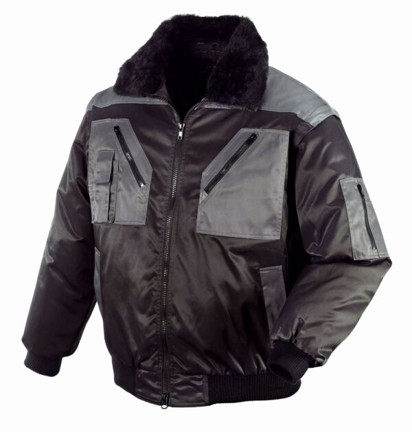 teXXor® Piloten-Jacke OSLO, schwarz/anthrazit