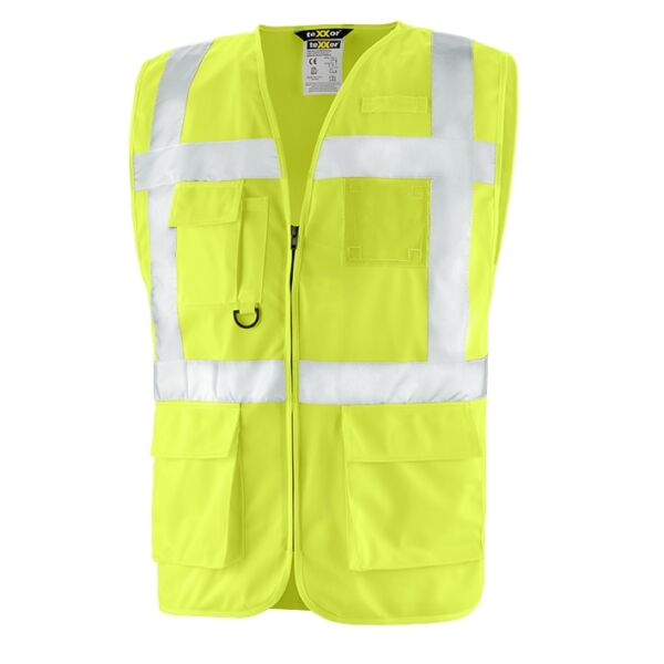 teXXor® Warnschutz-Weste DUNDAS, leuchtgelb
