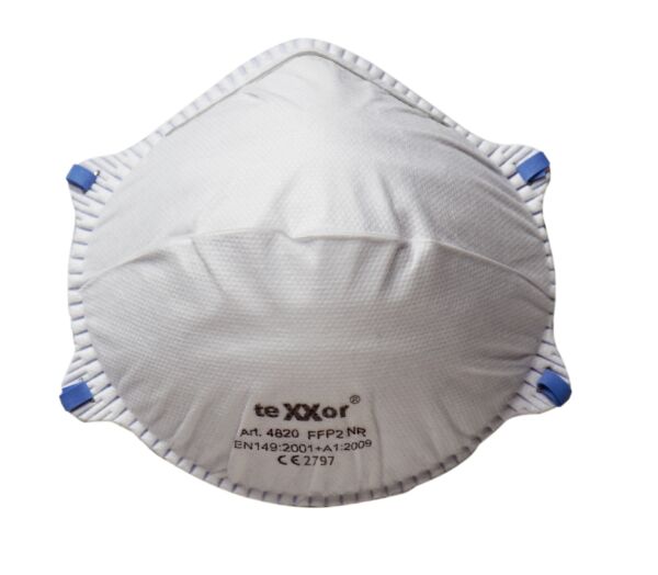 teXXor® Feinstaubmaske FFP2 NR D mit Nasenbügel