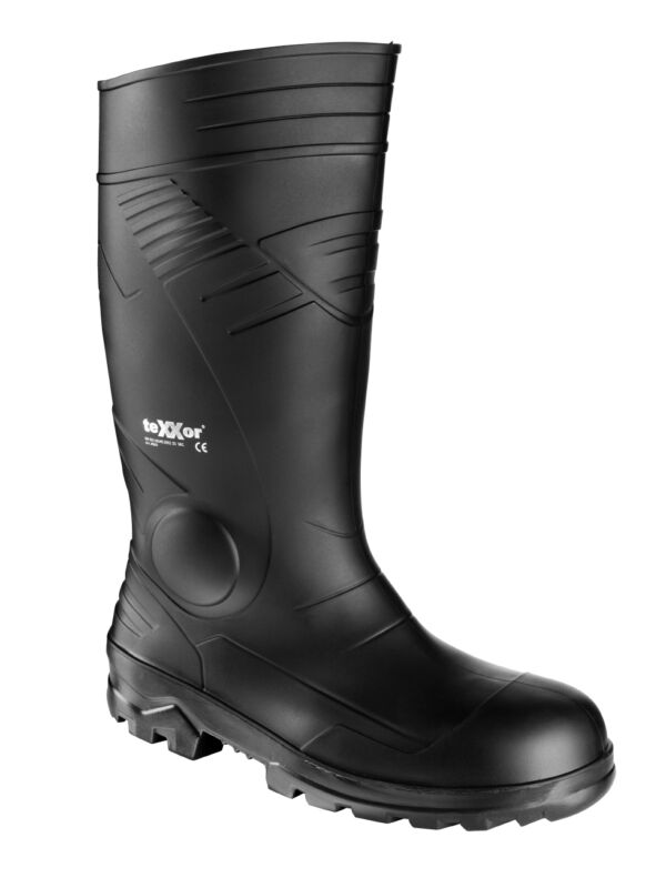 teXXor® S5-PVC-Sicherheitsstiefel, schwarz