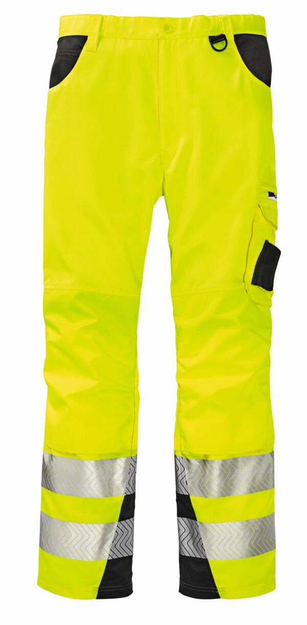 4PROTECT® Warnschutz-Bundhose TENNESSEE, leuchtgelb/grau