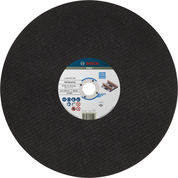 Bosch PROFESSIONAL Trennscheibe Rail 355 x 4 x 25,4 mm